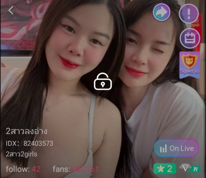 2สาวลงอ่าง 2สาว2girls mlive